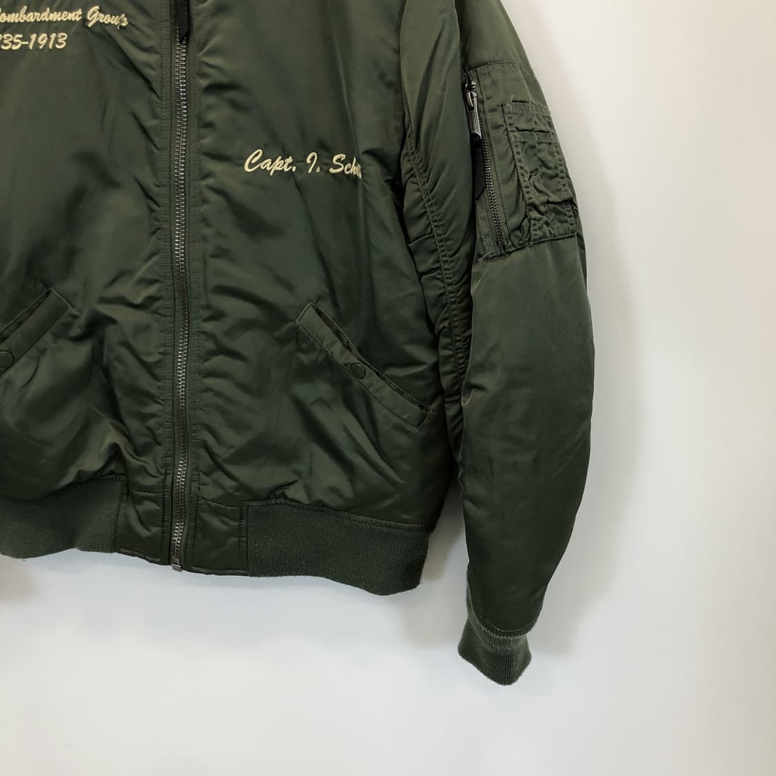 Schott 쇼트 NYC MA-1 플라이트 오리지널 항공점퍼 L 상품이미지3