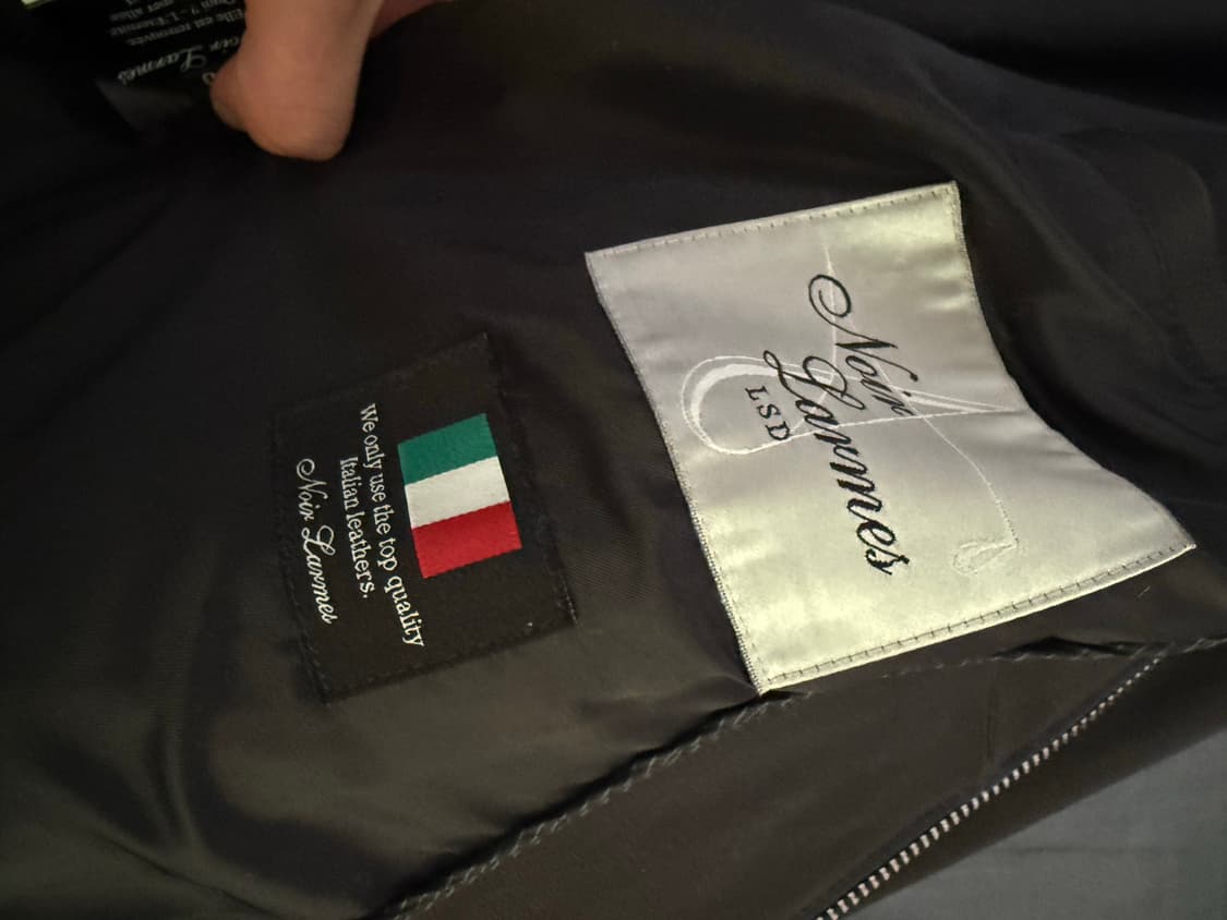 느와르 라르메스 jk8 싱글 레더 자켓 50사이즈 상품이미지6