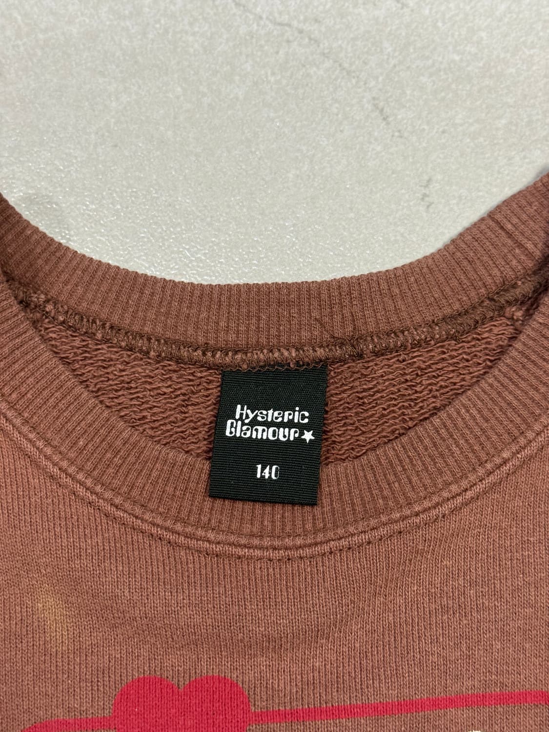 히스테릭 글래머 아카이브 퍽베어와 무수한 별 맨투맨 스웨터 상품이미지5