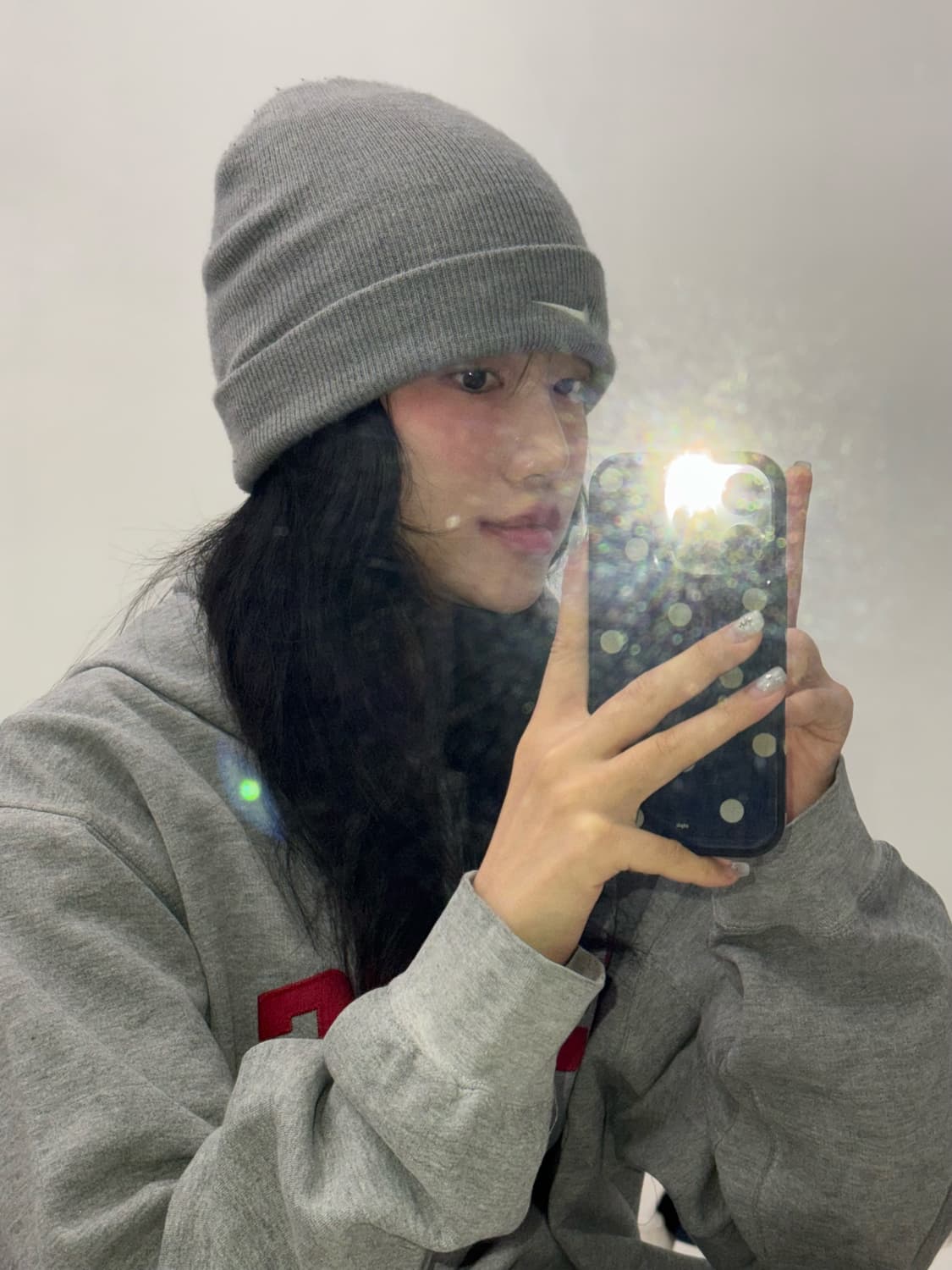 나이키 그레이 비니 상품이미지2