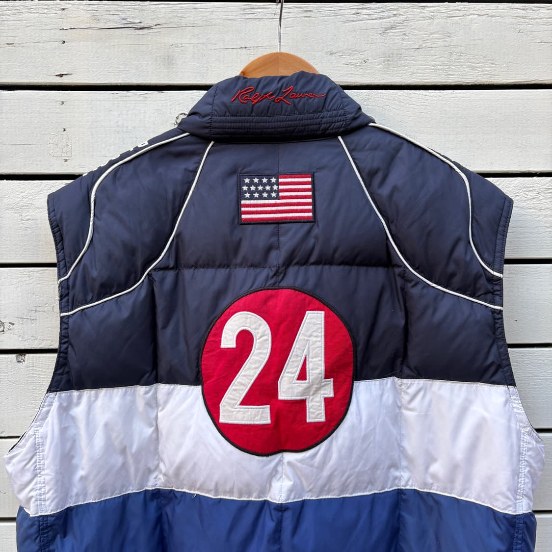 Polo 폴로 빅포니 레이싱 패딩 조끼 상품이미지6