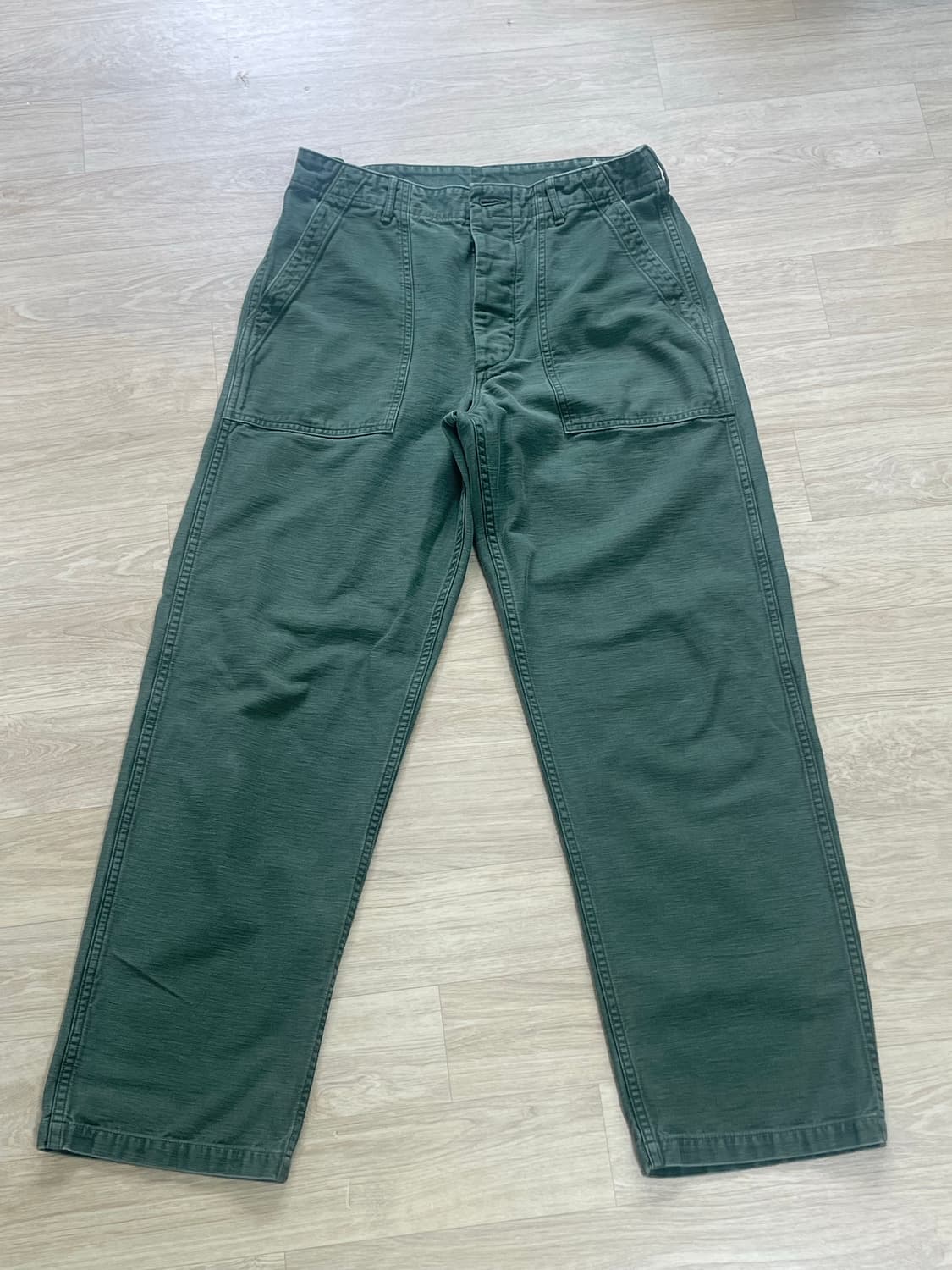 오어슬로우 퍼티그 팬츠 그린 오리지널핏 3사이즈 상품이미지1