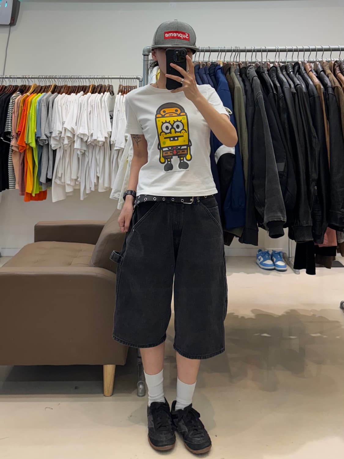 베이프 x 스폰지밥 티셔츠 상품이미지8