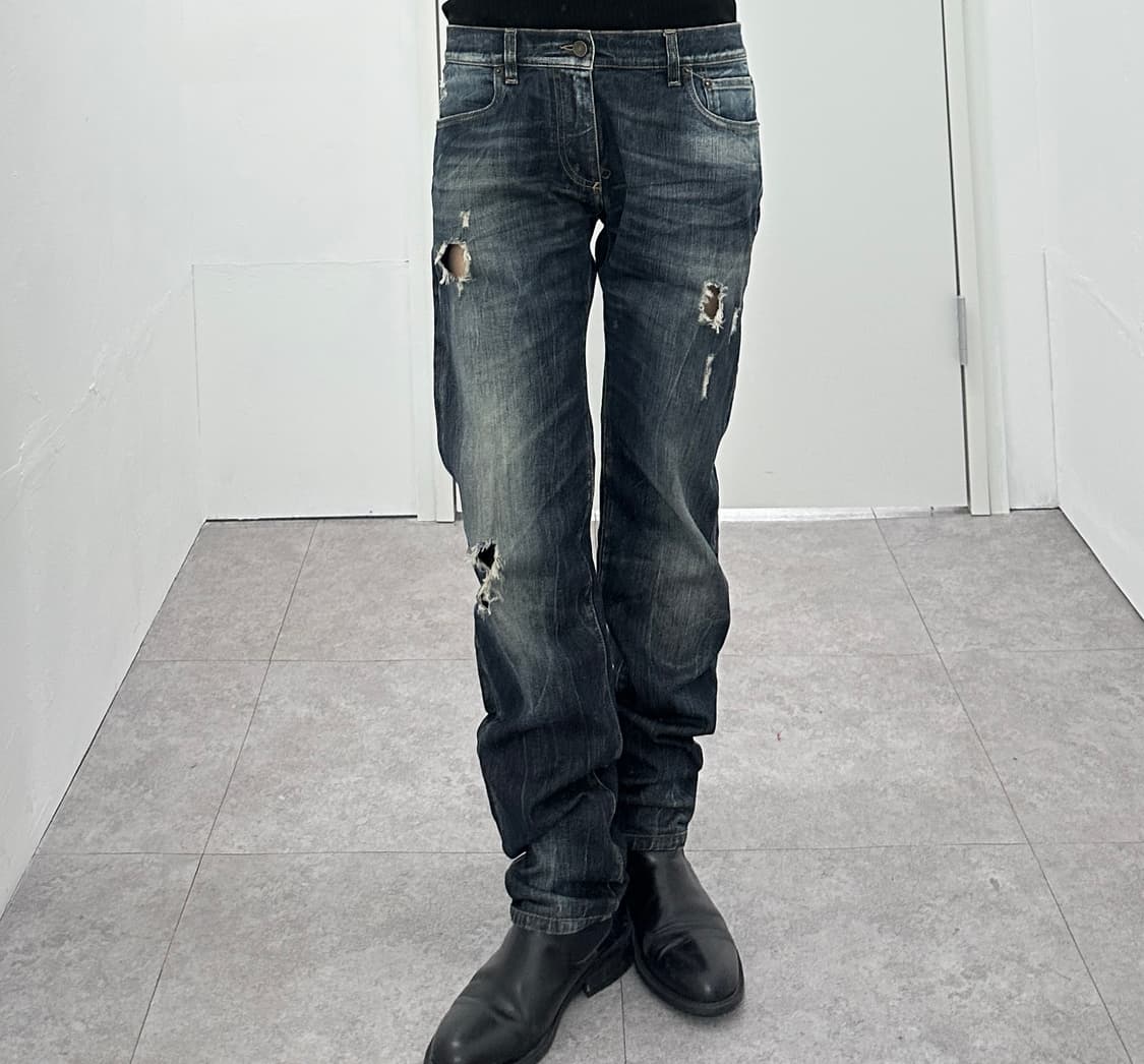 Dolce & Gabbana Distressed Slim Denim Pa 상품이미지1