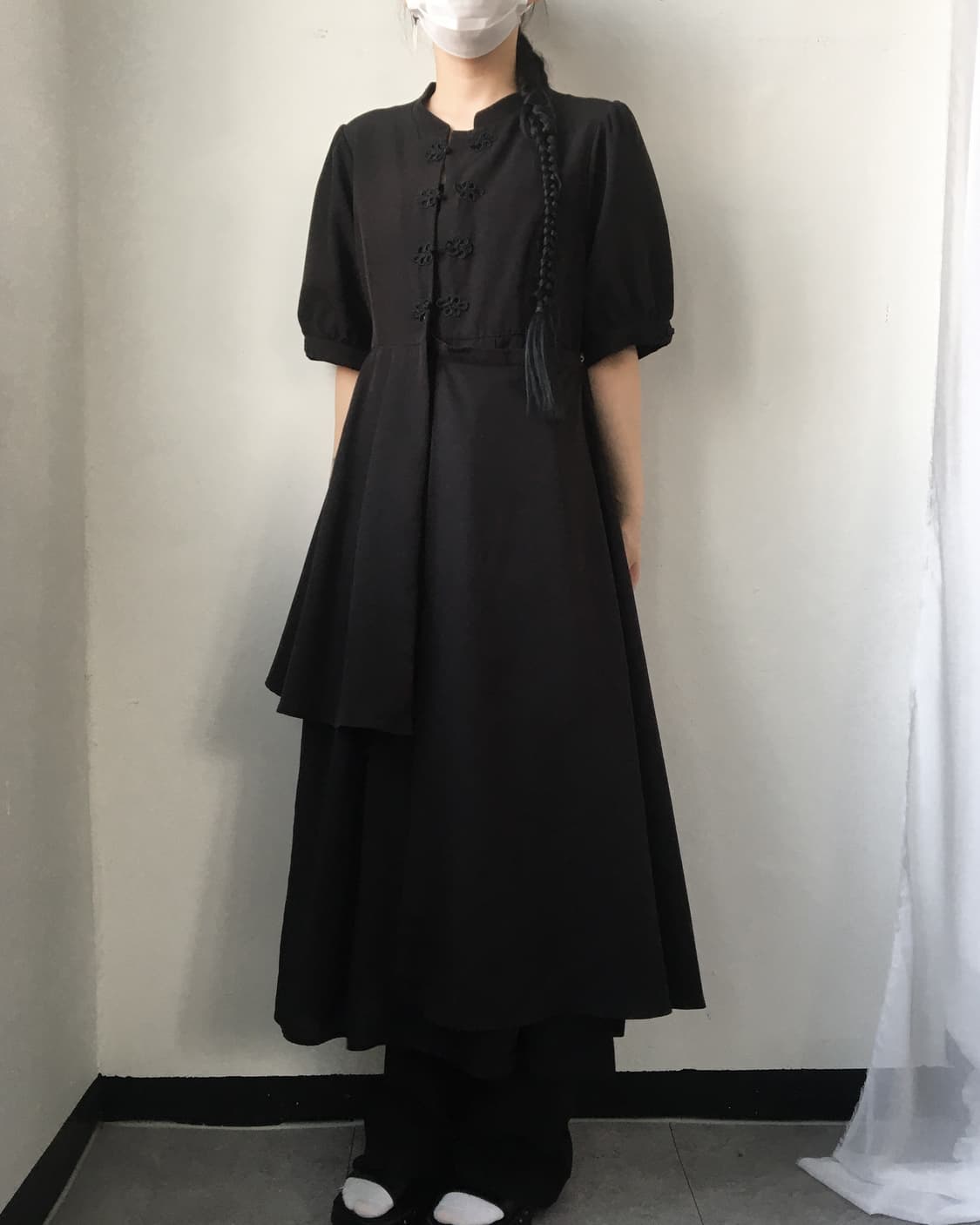 Wrap layered qipao onepiece 상품이미지1