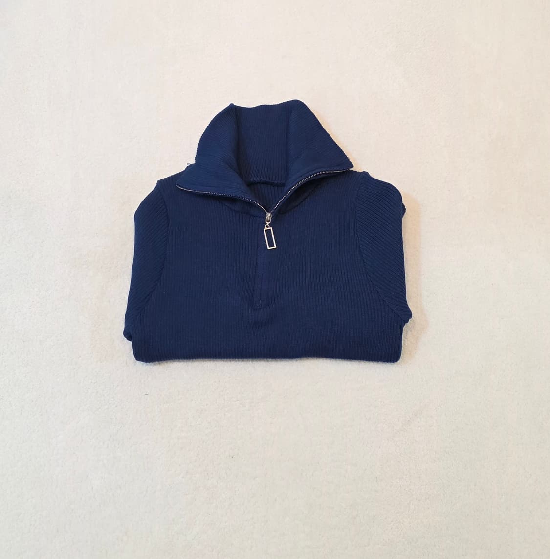 (여성) 골덴 스판 넥카라 숏 크롭 집업 상품이미지7