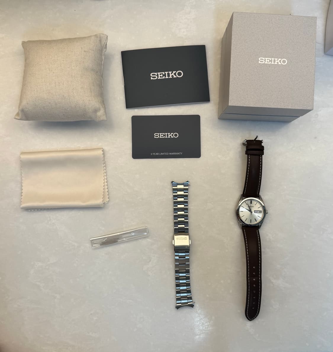 세이코 sbth 007 샴페인골드 풀박스 가죽스트랩 상품이미지5