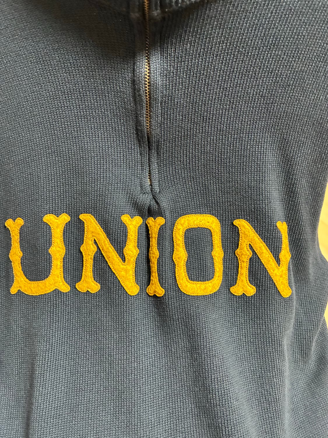 RRL ss25  UNION HALF ZIP UP  상품이미지5