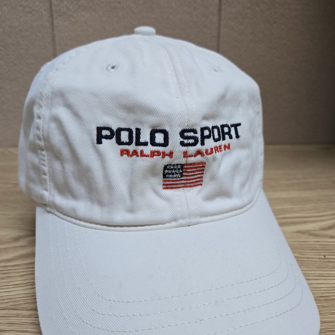 OS 폴로스포츠 디스트로이드 빈티지 볼캡 화이트 상품이미지5