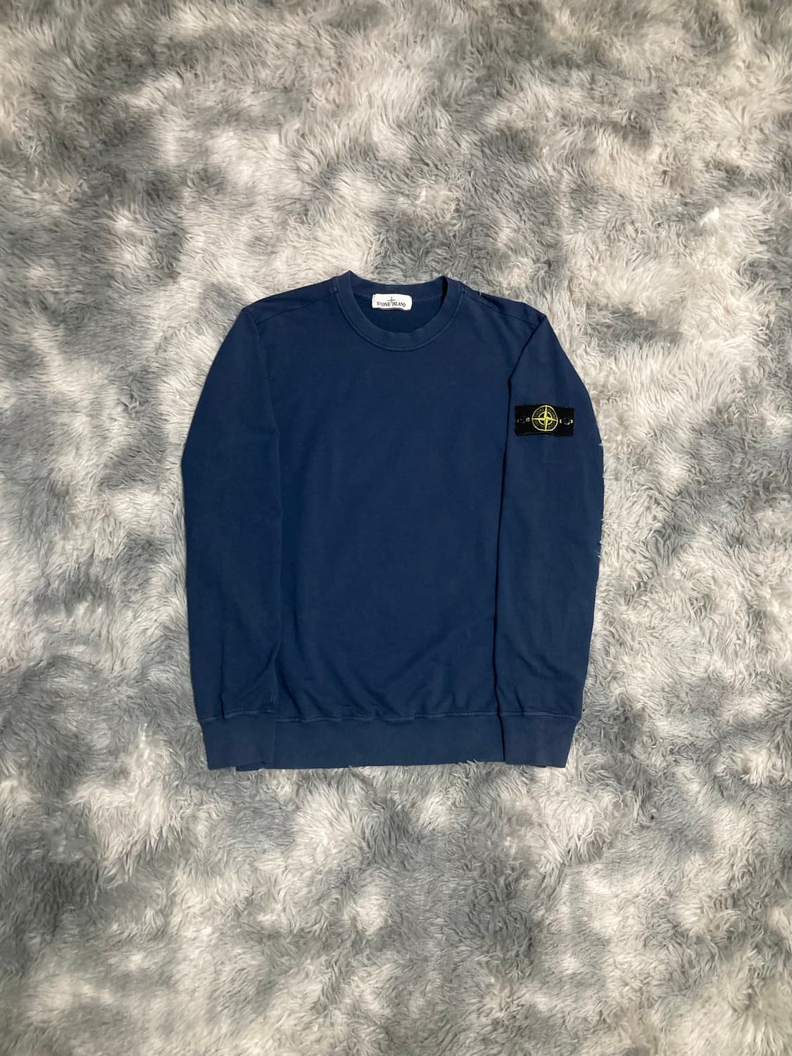 [L size] 스톤아일랜드 맨투맨 네이비 급처 상품이미지1