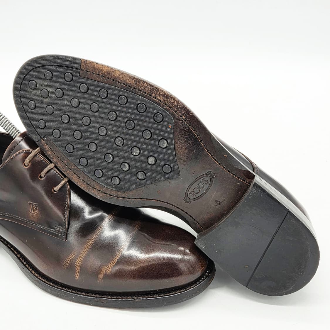  Tod's 레이스업 슈즈 브라운 (6)  상품이미지3
