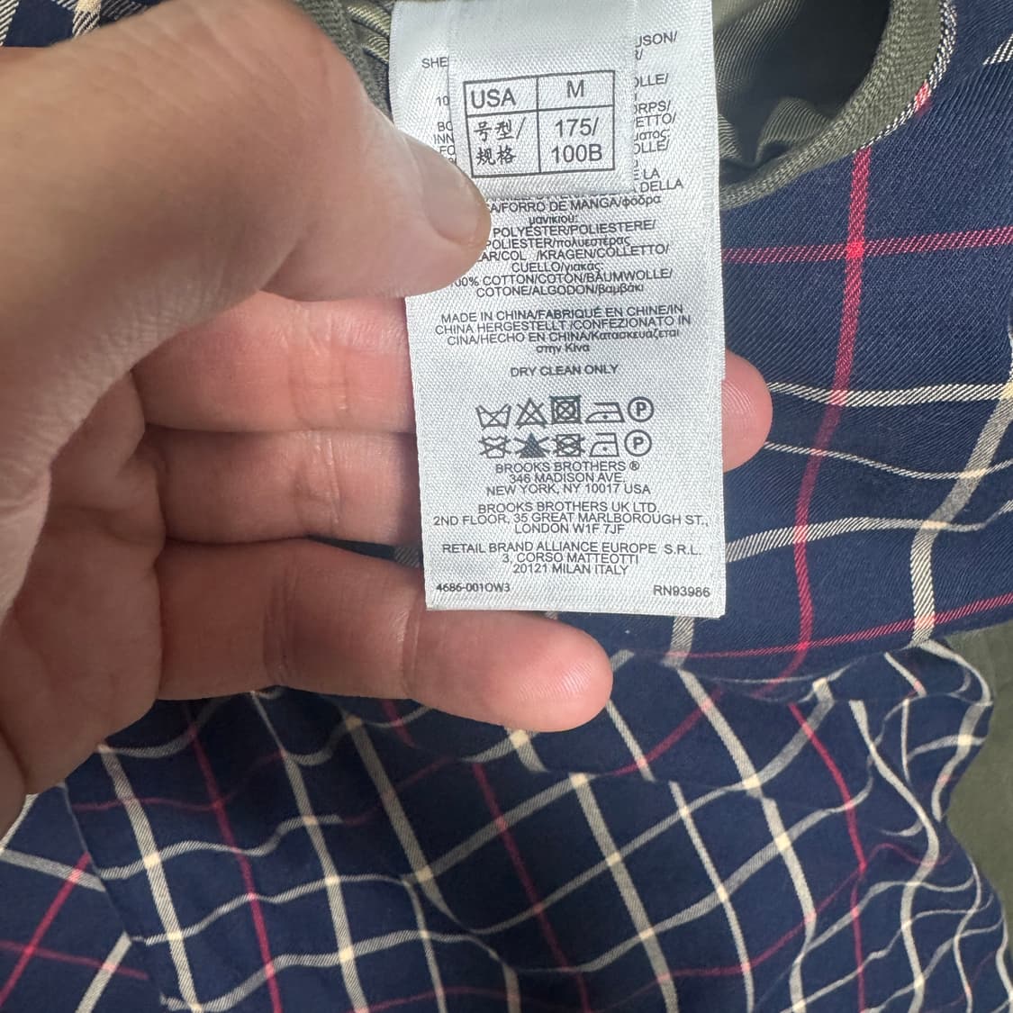 브룩스브라더스 바버자켓 M사이즈  상품이미지5