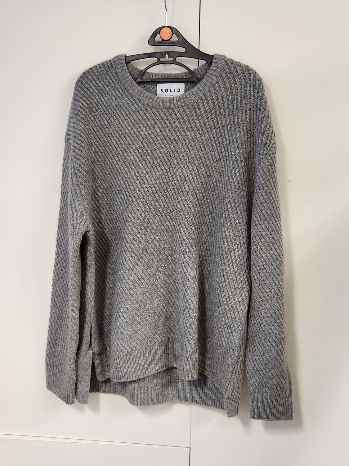 솔리드옴므  사선 니트 48 (105추천해요) 21SS 상품이미지3