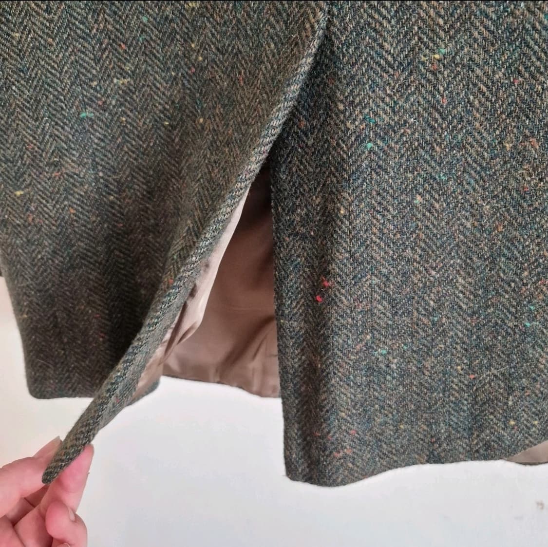 버버리 빈티지버버리 도네갈 트위드 헤링본 스포츠코트 자켓 XL 상품이미지6