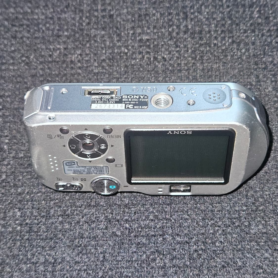 소니 사이버샷 DSC-P200 빈티지 디카 판매합니다 상품이미지4