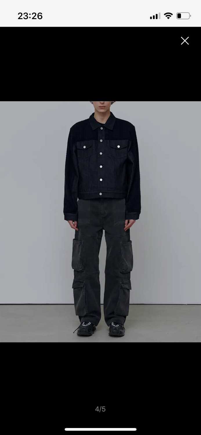 애니타임로릭BIG CARGO PANTS-CHARCOAL 상품이미지1