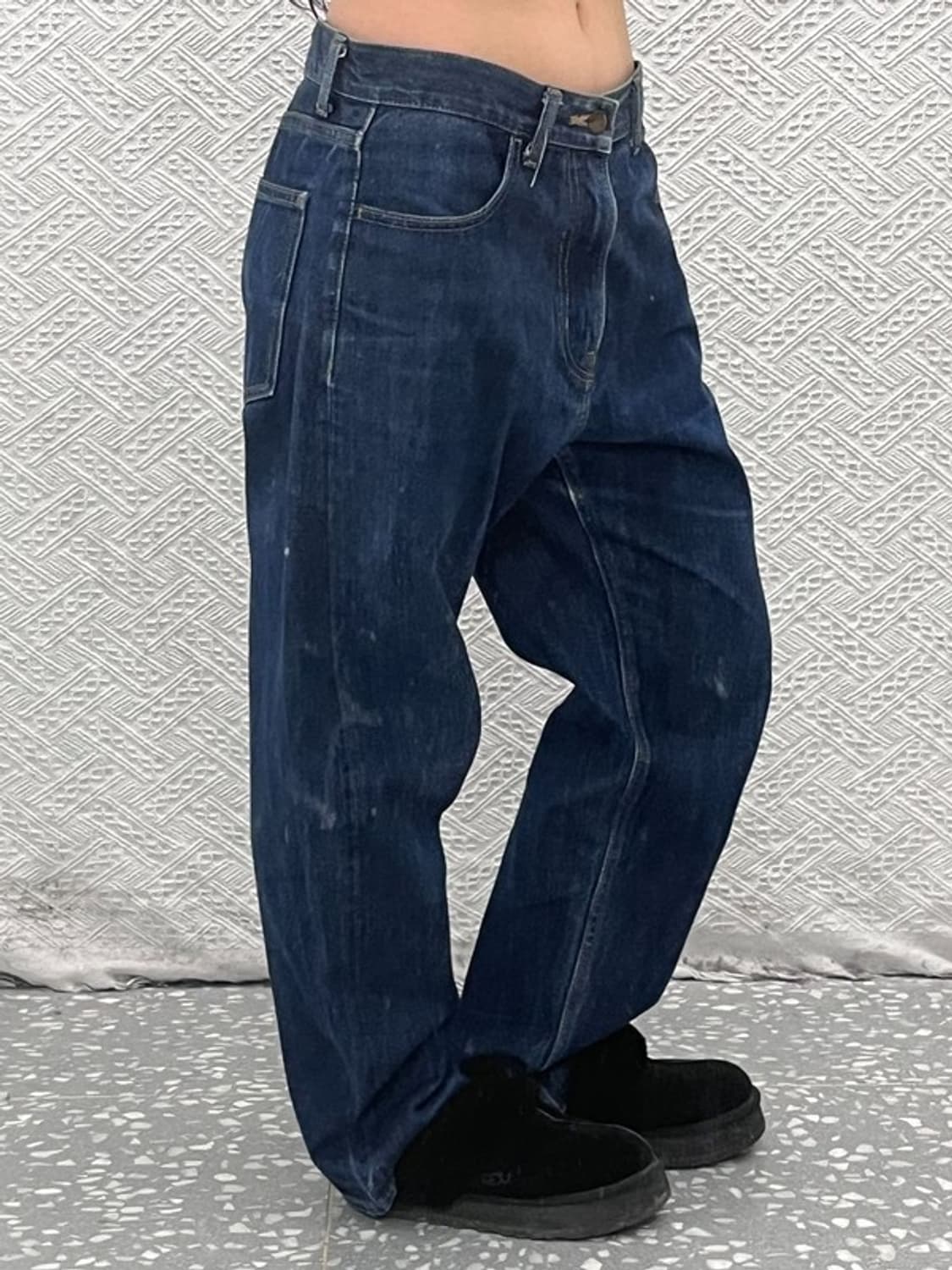 유니클로 U 르메르 모던 캐주얼 데님팬츠 32인치 C07981 상품이미지2