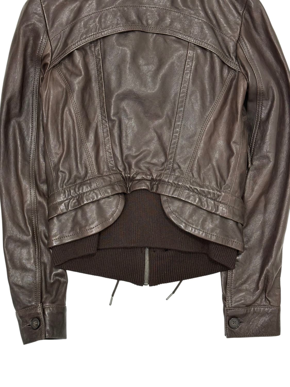 (09s) 띠어리 레더 집업 자켓 상품이미지6