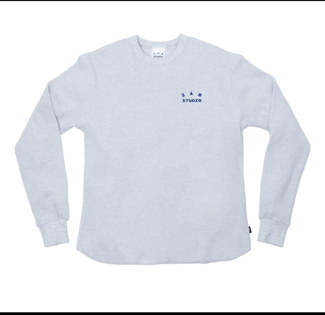 아이앱스튜디오 와플 롱슬리브 라이트그레이 상품이미지1