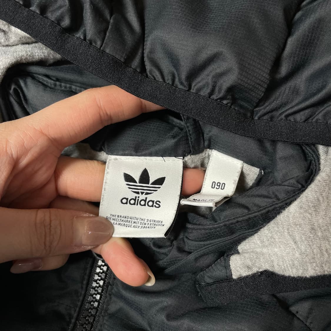 아디다스 베이비 블랙 다운 패딩 상품이미지5