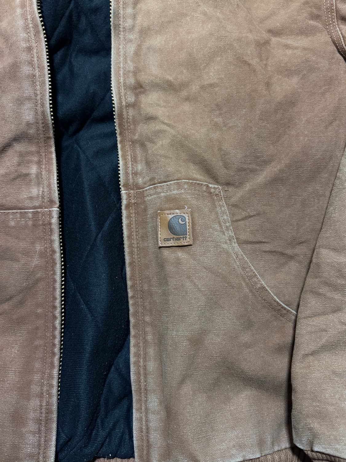 00s Carhartt 킬히트 J130 브라운 덕 액티브 자켓 M 상품이미지4