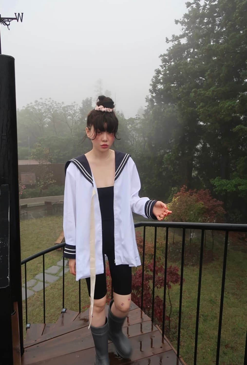 구해요) 프레클 세일러 카라 스트랩 드레스 자켓 상품이미지2