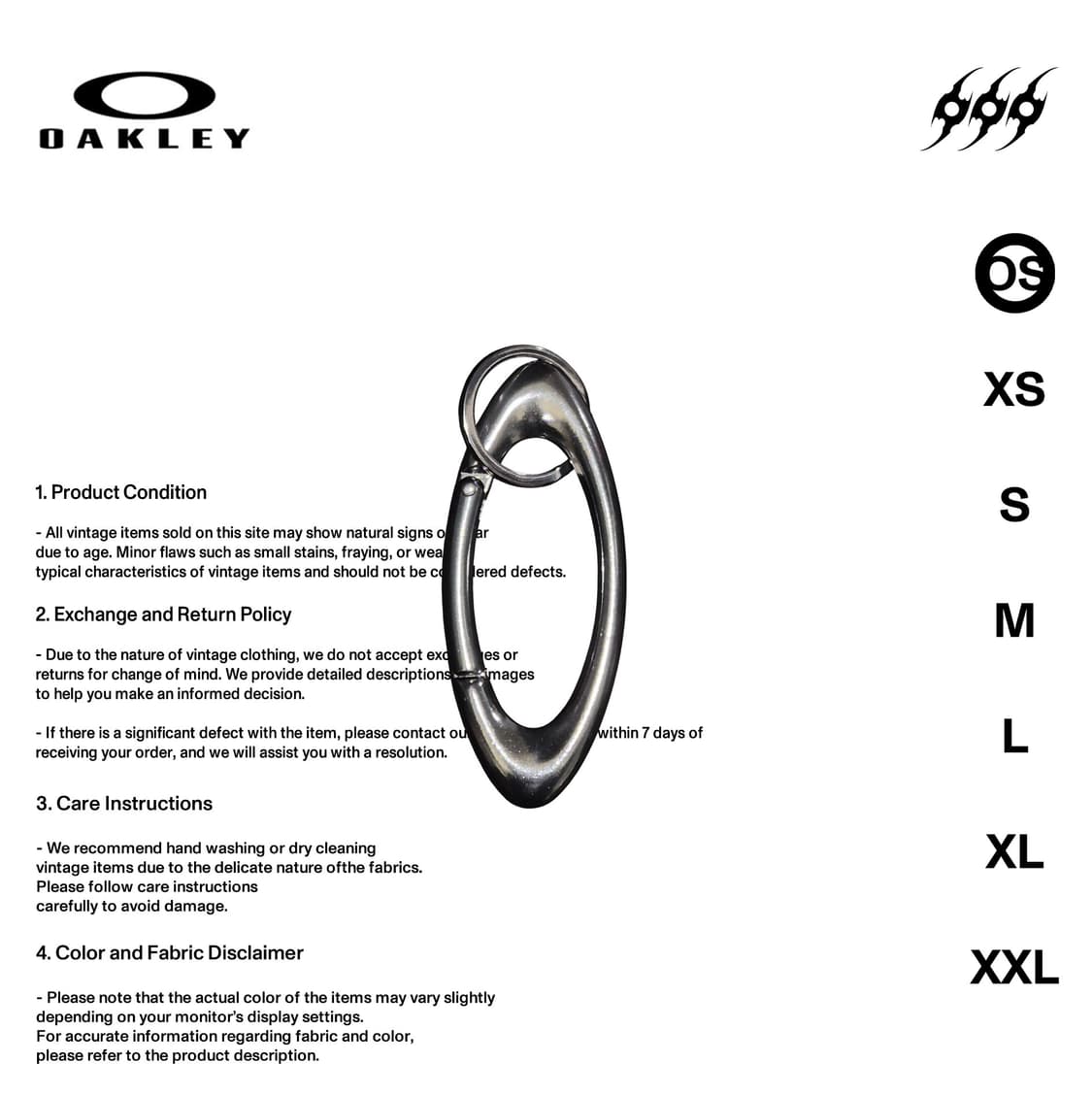 오클리 에센셜 카라비너 실버 상품이미지1