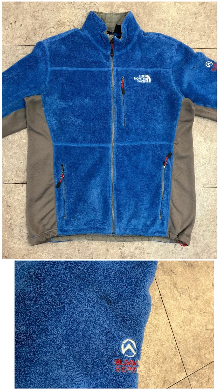 노스페이스 플리스 자켓 블루 M #csz3501 상품이미지5