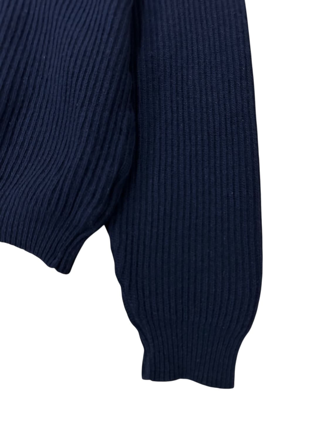 90s 리바이스 반집업 울 니트 네이비 (L) 상품이미지6