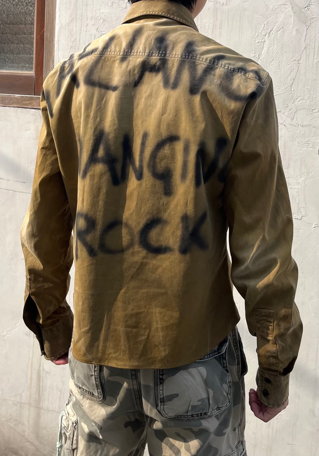 갈리아노 더티 오일왁스 셔츠 자켓 상품이미지2