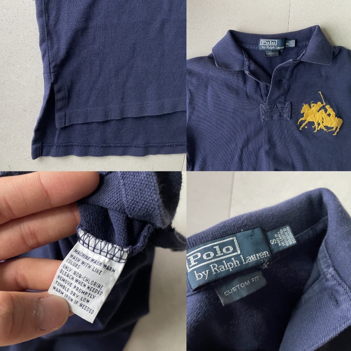 폴로 더블 말 반팔 카라티 상품이미지3