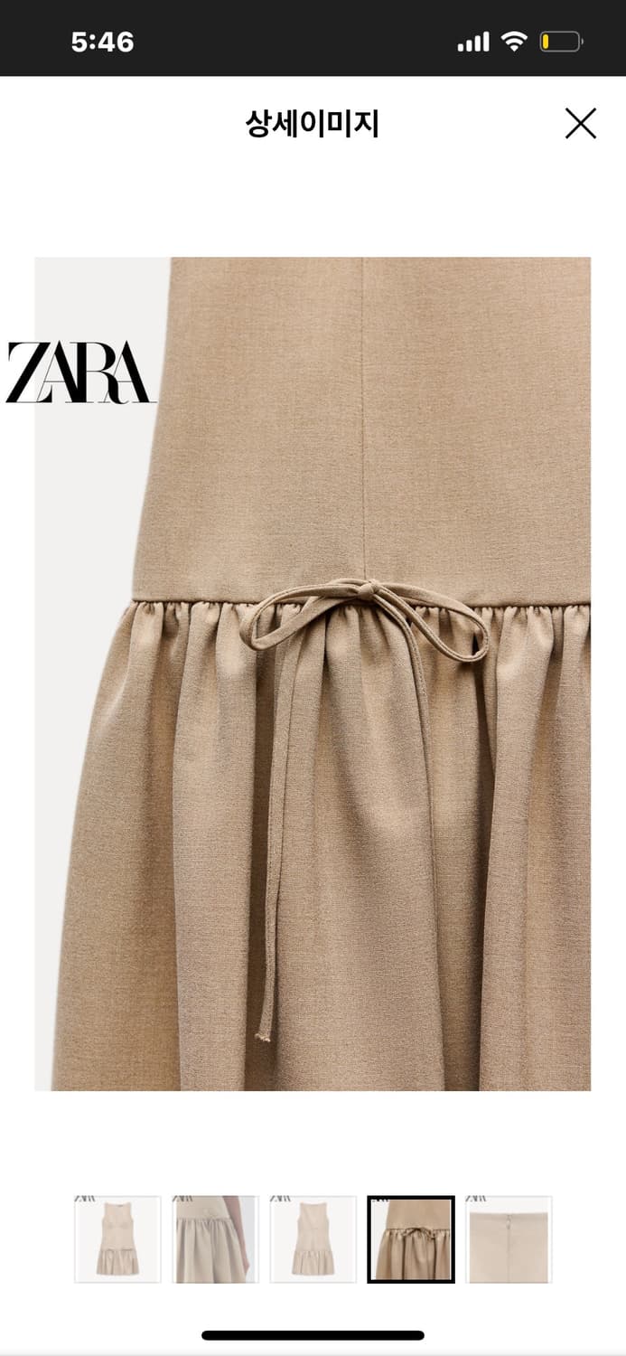 자라 리본 미니 드레스  상품이미지4