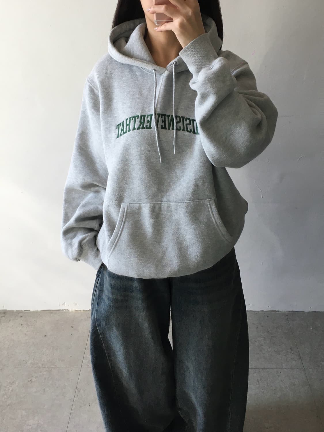 디스이즈네버댓 레터링 후드티 상품이미지1