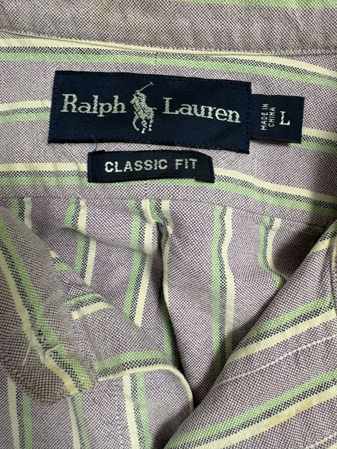 폴로 랄프로렌 스트라이프 셔츠 상품이미지6