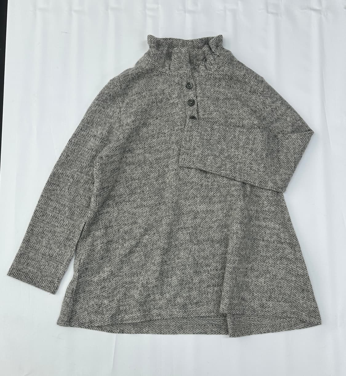 🪶하구미의 외출복 코디세트🪶그런지 에스닉 무채색 레이어드 미디스커트 상품이미지3