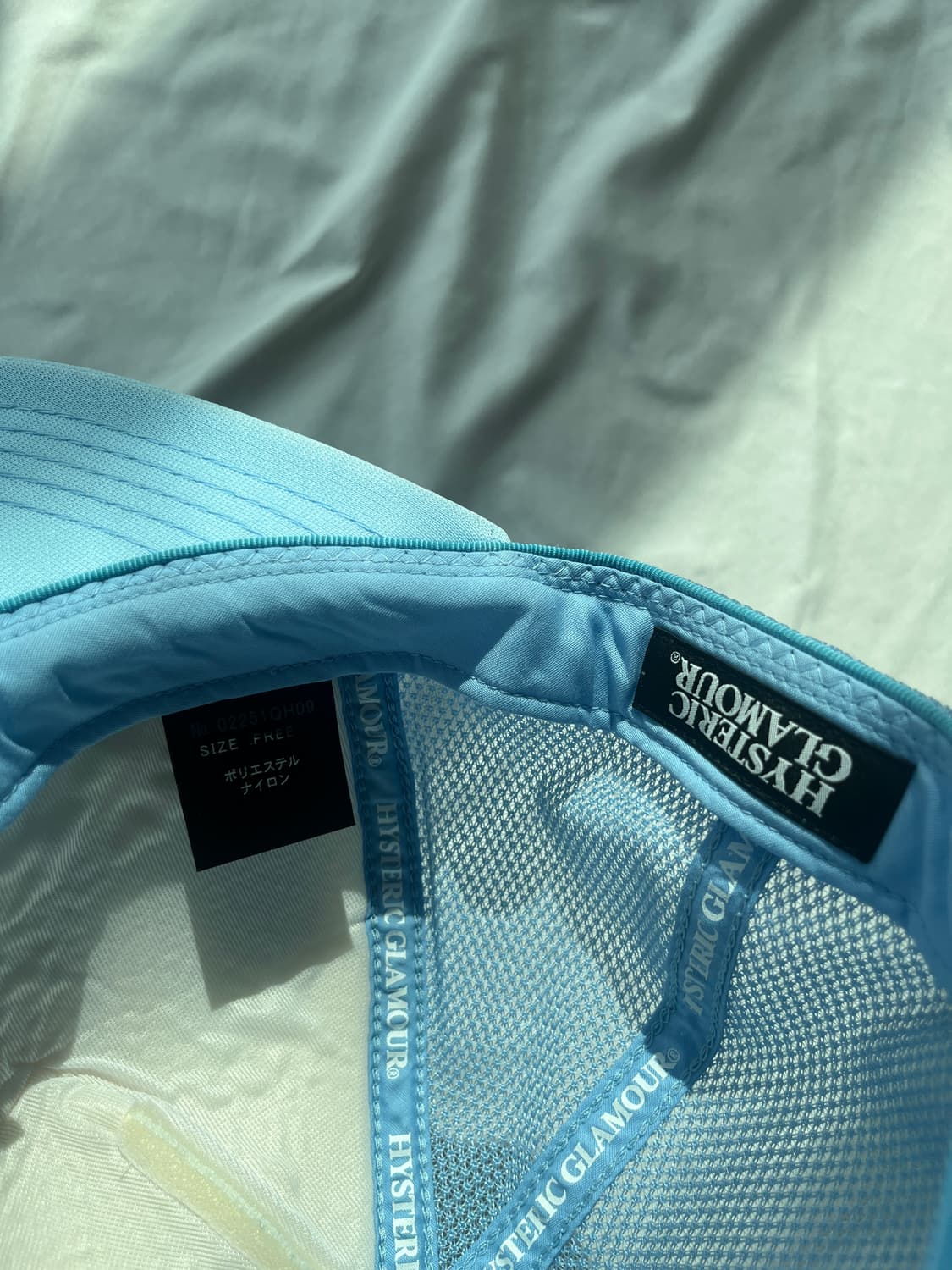 히스테릭 글래머 BORN TO LOSE 장발남 메쉬 캡 스냅백 모자 상품이미지5