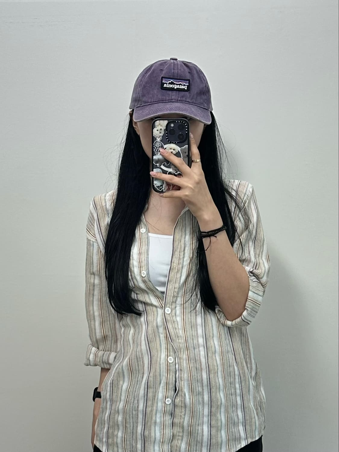 파타고니아 자수로고 워싱 볼캡 상품이미지1