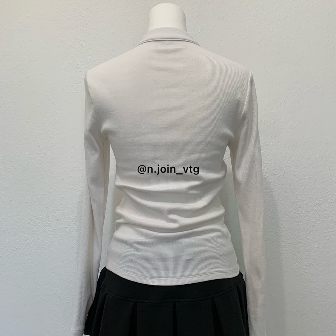 예약) 아베크롬비 헨리넥 반집업 화이트 롱슬리브 상품이미지4