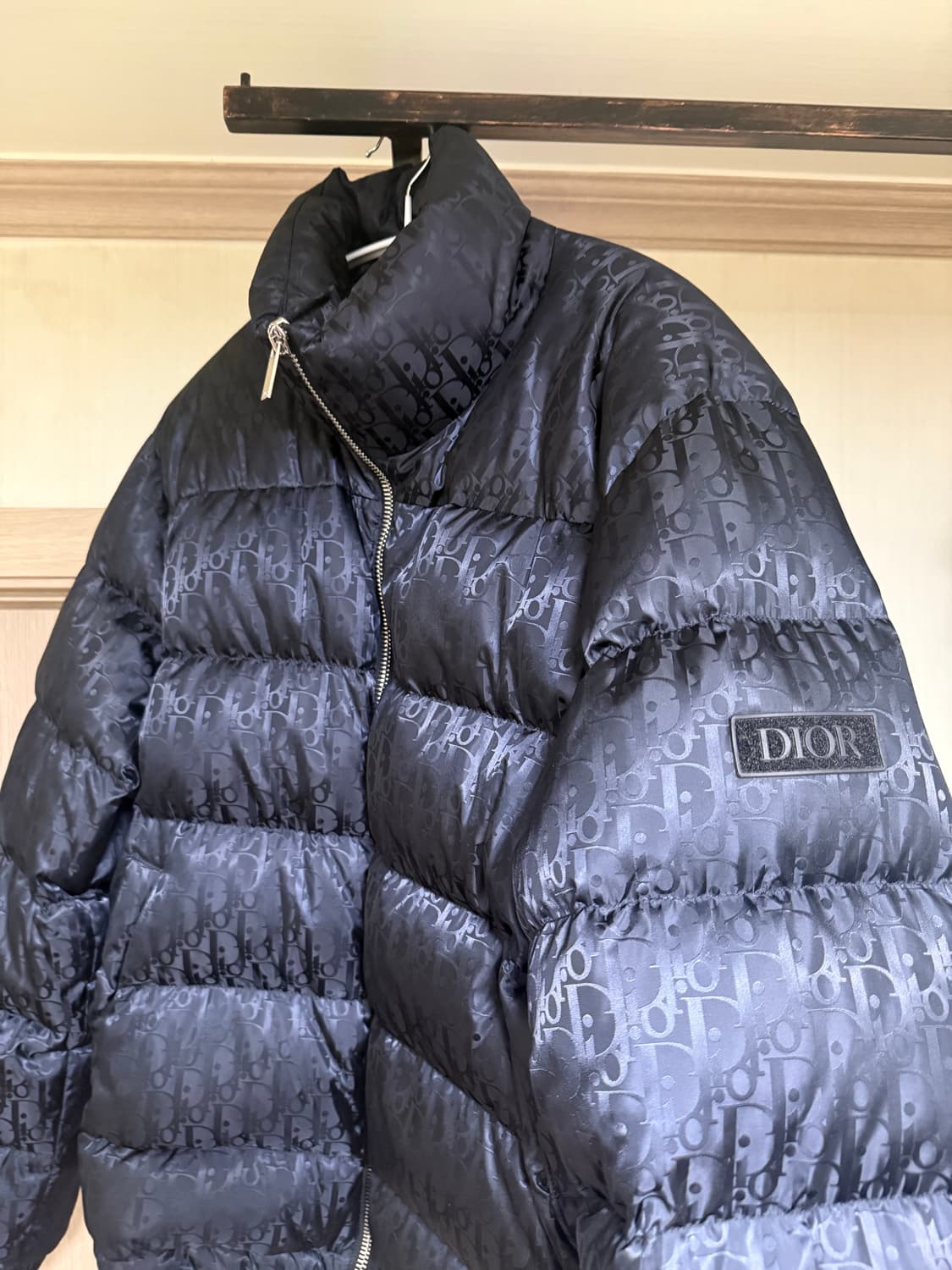 디올 오블리크 블랙 패딩 52사이즈 상품이미지3