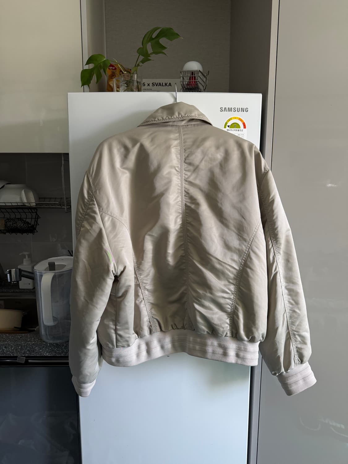 벨리에 22Ss 패디드 봄버 웜그레이 L사이즈 상품이미지2