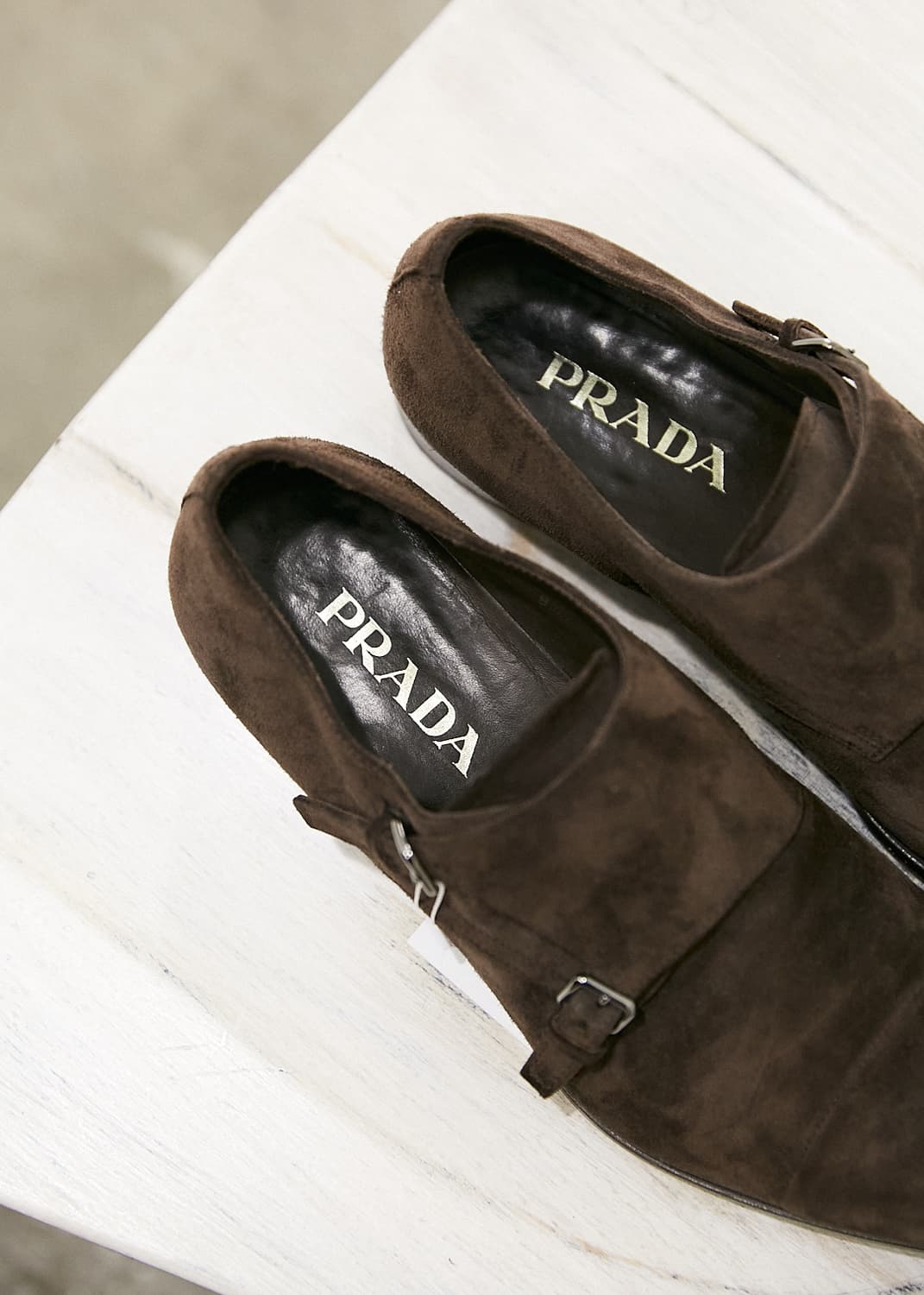 Suede Double Monk Strap Shoes 상품이미지4