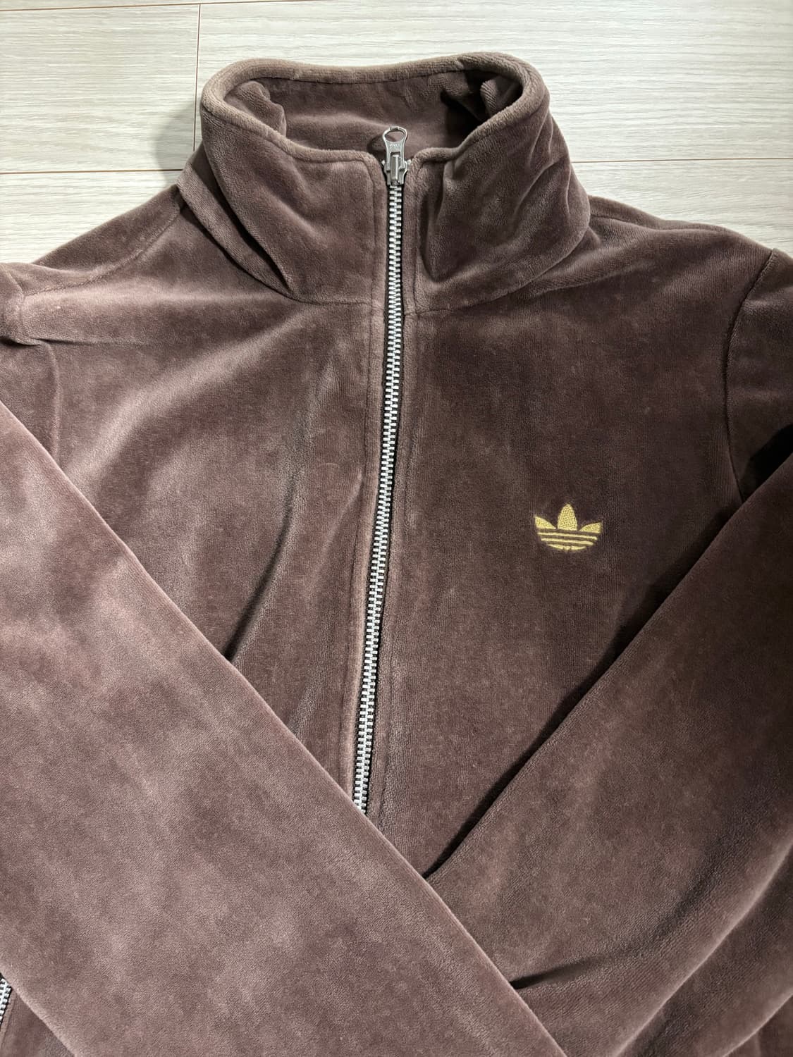 아디다스 파이어버드 브라운 벨벳 집업 85 상품이미지1