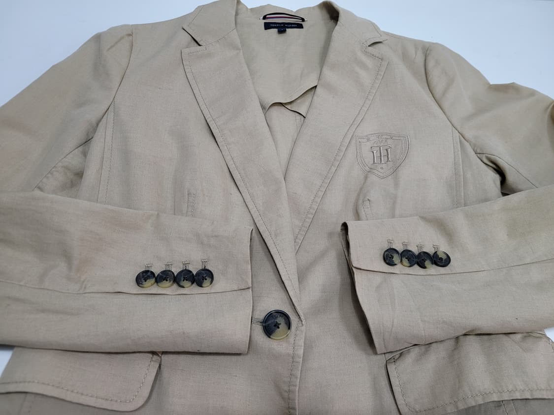 TOMMY HILFIGER 타미힐피거 블레이저 자켓 / 여 4 베이지 상품이미지3