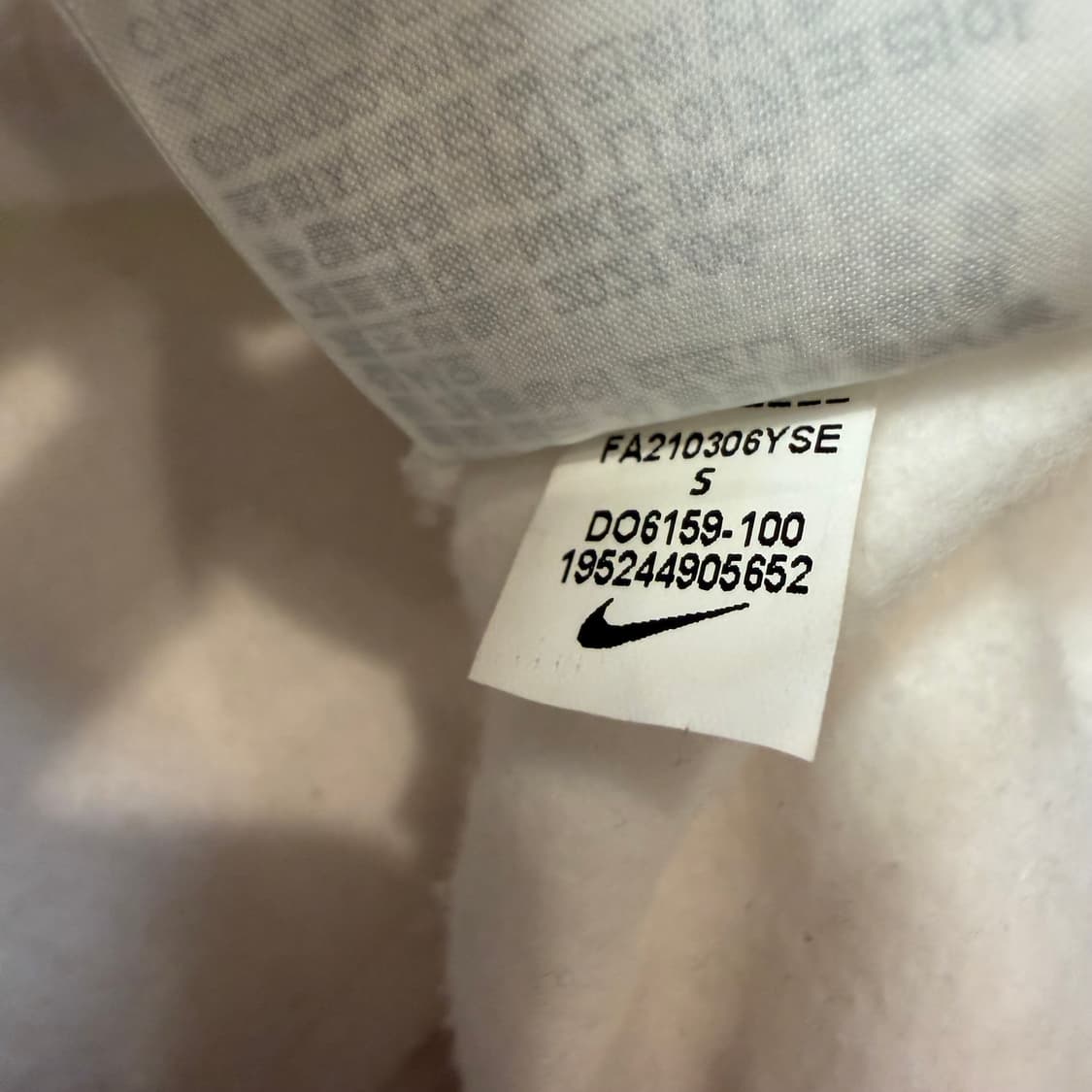 Nike BRS 화이트 스우시 로고 기모후드 상품이미지5