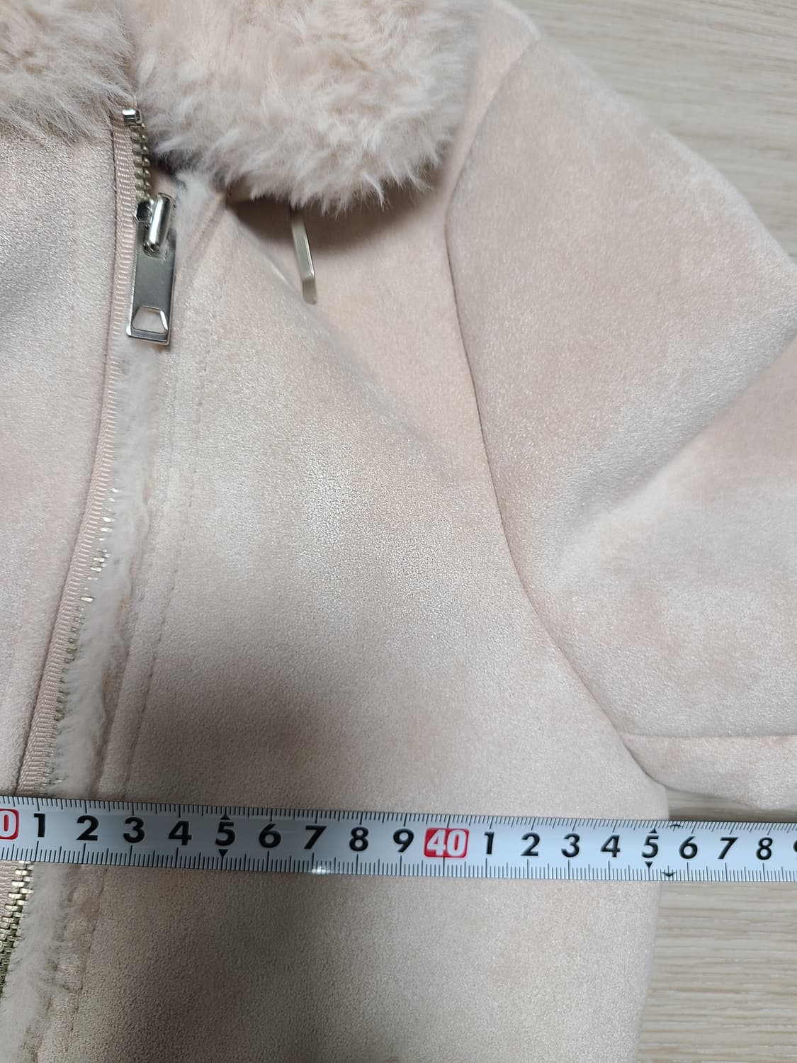 Soup 핑크베이지 무스탕 상품이미지6