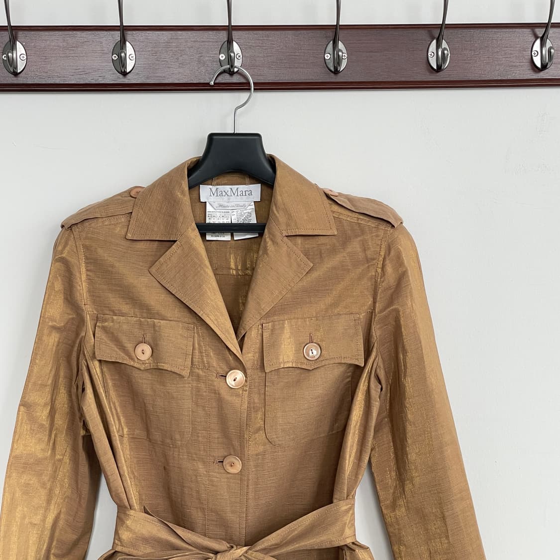 막스마라 린넨 벨티드 자켓 상품이미지2