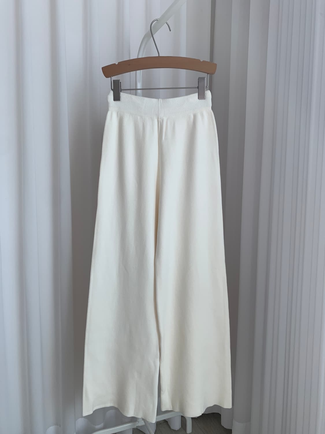 아웃포켓 세미 와이드 니트 팬츠 상품이미지8