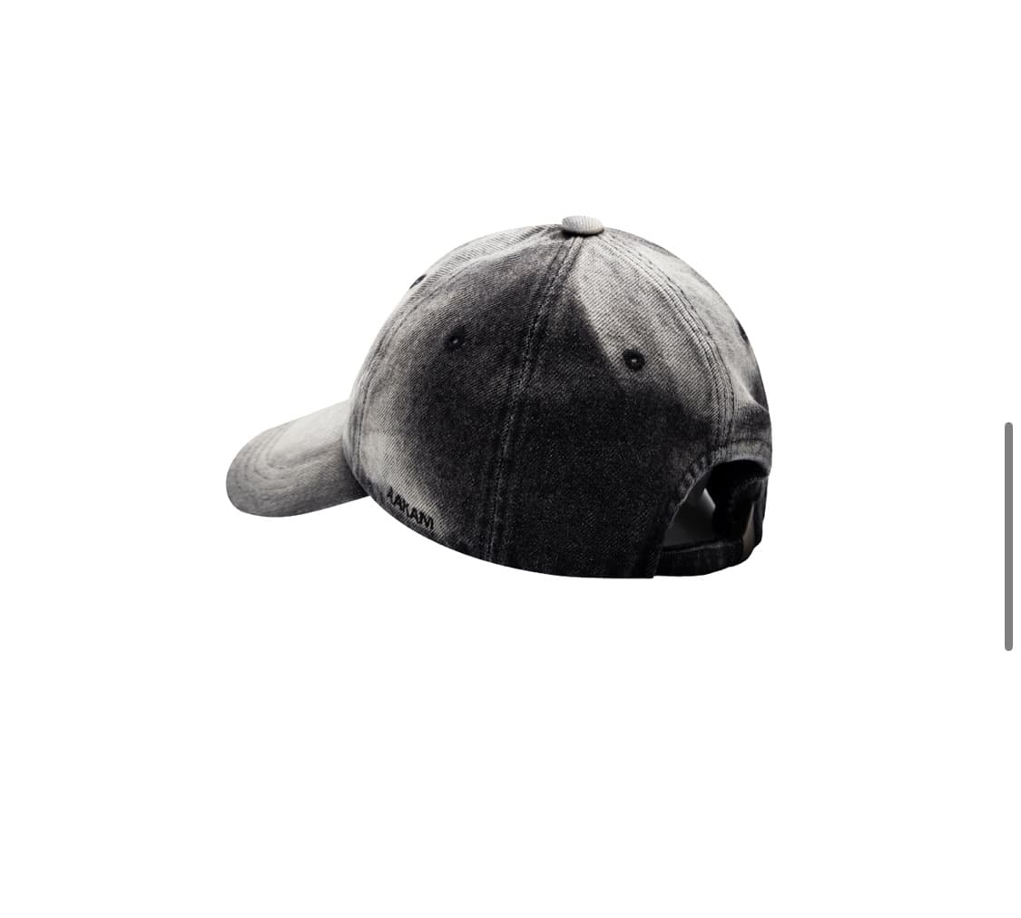AKKAM WASHED DENIM BALL CAP BLACK 아캄 볼캡 상품이미지2