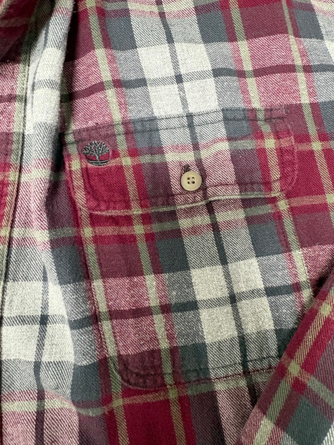 팀버랜드 체크남방 XL 상품이미지3