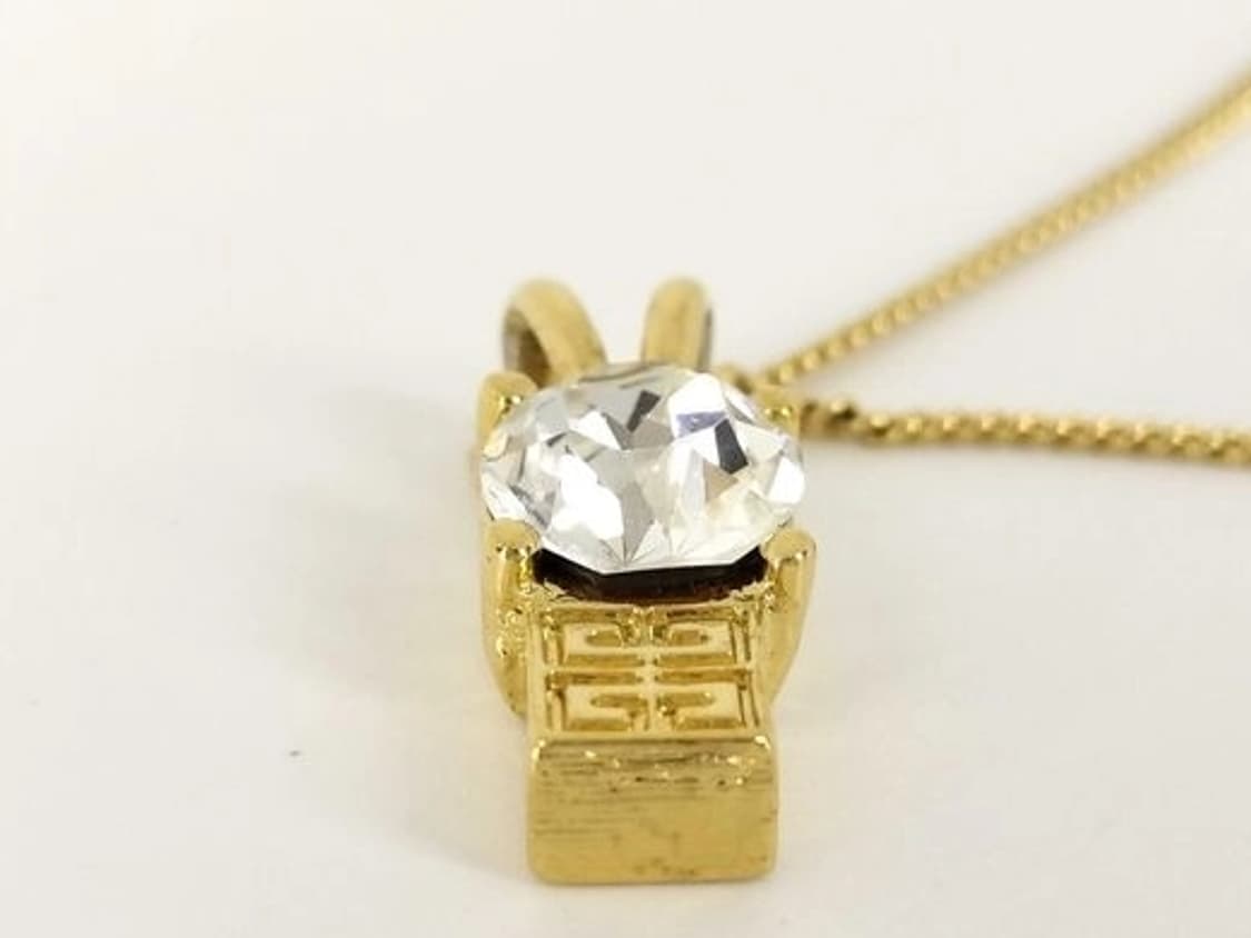 ​[예약] 지방시 정품 왕다이아(fk) 빈티지 로고 목걸이/B급 상품이미지5